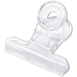 BOLDiX Hole Clips, Plastic Clips, Pack of 30, Multifunctional Clips for Grow Bags without Holes, Bags, Photos, Low Stress Training, Attachment for Plant Wire (Transparent, 30 mm, Diameter 4 mm)