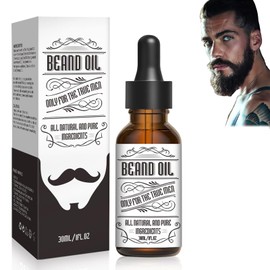 Rostblant Bartwuchs-Öl, Bartwuchs-Ätherisches Öl Bartwuchs, Männer-Haarwuchs, Bartöl Männer-Gesundheit Bartwuchs, nährendes Haar Perfekte Geschenke