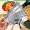 50PCS Disposable Aluminum Pots Aluminum BBQ Plates 6" Disposable Aluminum