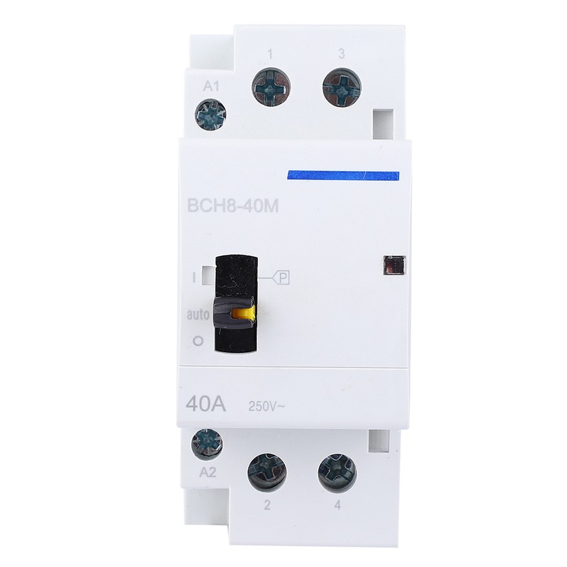 BCH8-40M 2P 40A Household AC Contactor DIN Rail Mount with
