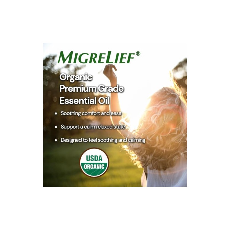 Migrelief Comfort Stick Migraña Dolor Cabeza Aceite Esencial Roll Menta