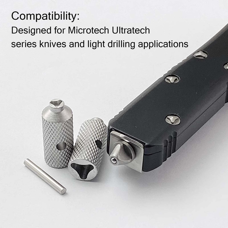 Microtech Ultratech Screwdriver Set - 416 Stainless Steel Manual Ratchet