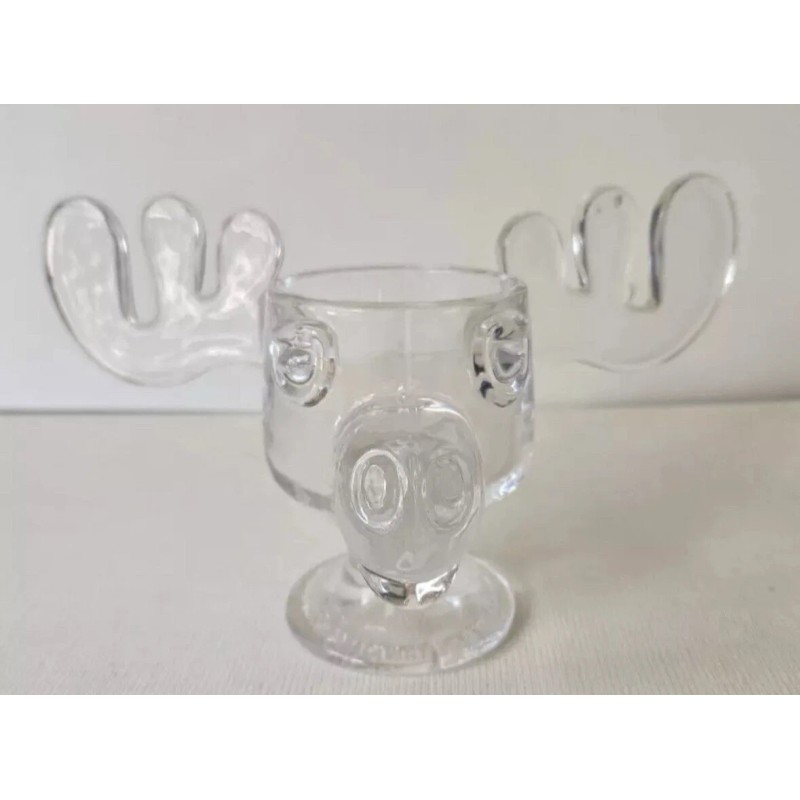 National Lampoon's Christmas Vacation Moose Reindeer Head Glass Mug Cup