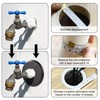2pcs Wall Split Flange, ABS Round Escutcheon Plate Plumbing Cover