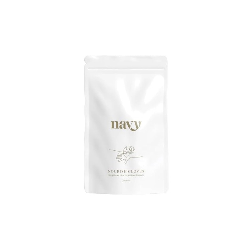 Navy Nourish Hand Gloves - One Pair - Must-Have for
