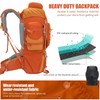 Bseash 70L (65+5) Waterproof Hiking Camping Backpack with Rain Cover,
