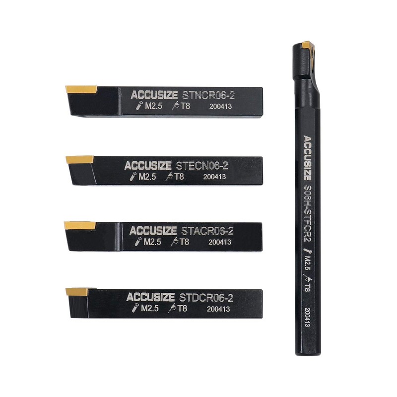 (1cm .) - Accusize Industrial Tools 1cm 5ps/set Indexable Turning