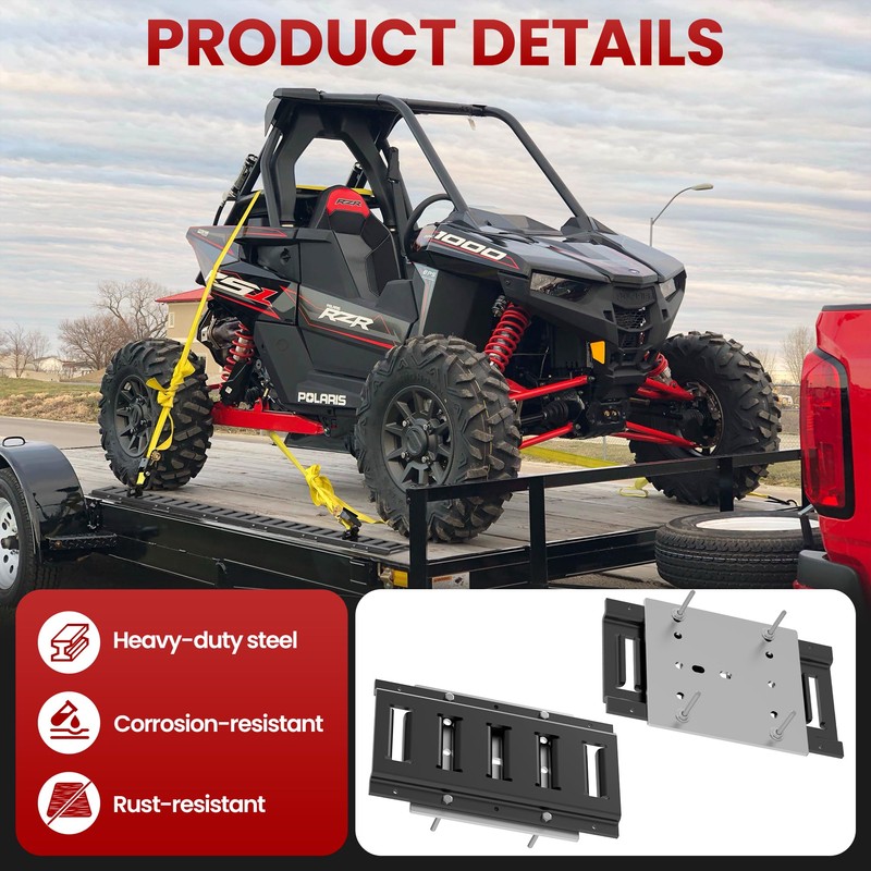 4 Pcs E Track Plate | E-Track Backing Plate Installation