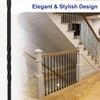 Sidasu 10-Pack 44" x 1/2" Wrought Iron Balusters for Stairs,