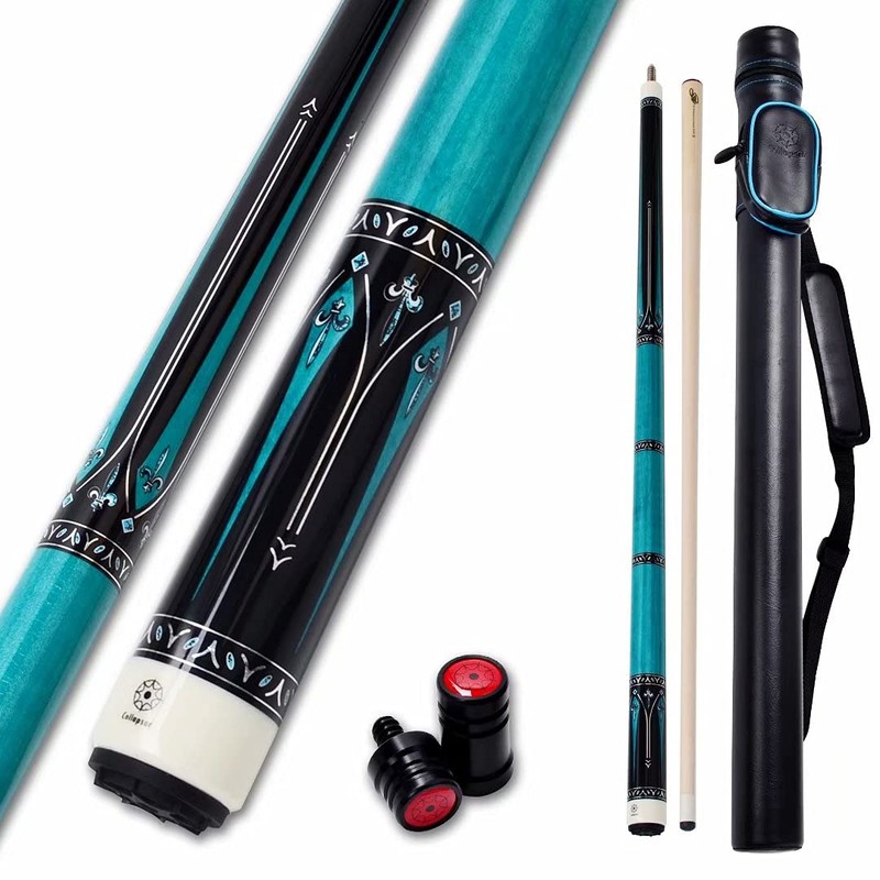 Collapsar Pool Cue with 1X1 Hard Case Low Deflection Technology