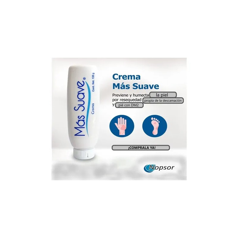 Crema Mas Suave Hiperhidratante, 100% Natural - Sin Químicos