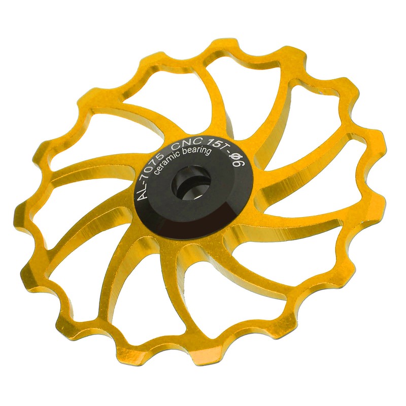 MEIJUN Rear Derailleur Guide Pulley Wheel 15T Ceramic Bearing for