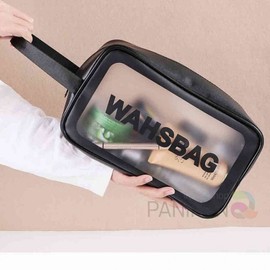 Small Black Waterproof Beach and Pool Handbag Gym Bag 2ea