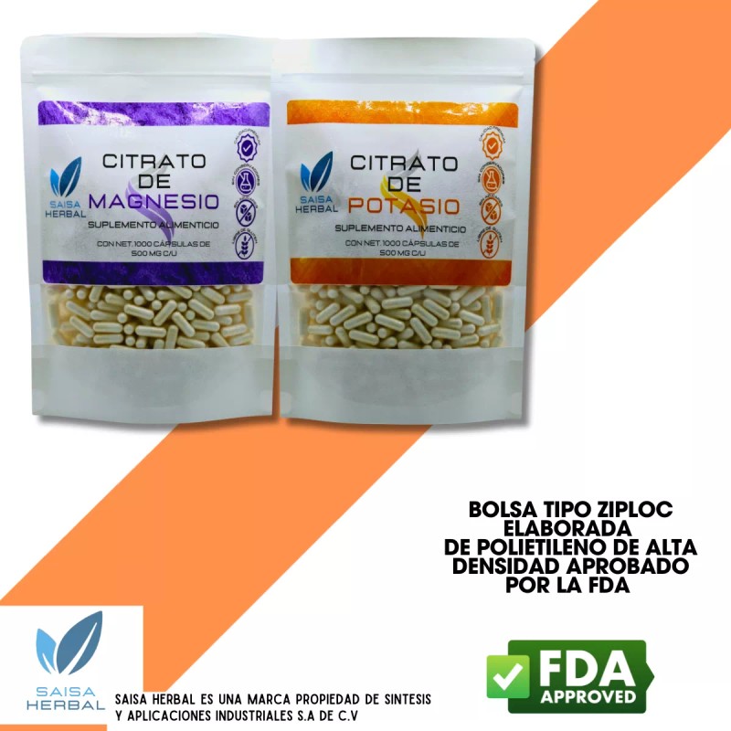 Saisa Herbal Citrato De Magnesio Y Citrato De Potasio 1000