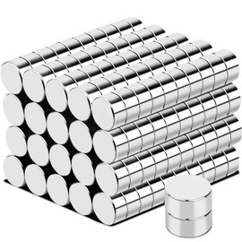 Aenienoe 200 Pack Magnets Strong 6x3mm Small Magnet Mini Magnets for Crafts Round Magnet for Miniatures Neodymium for Whiteboard Board Fridge