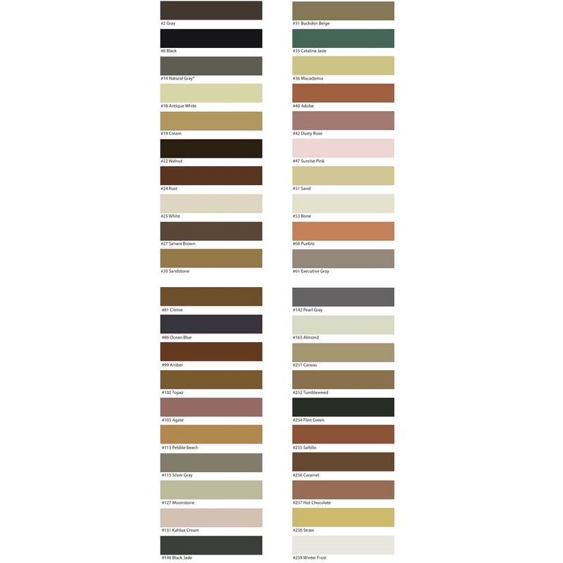 Colorfast Siliconized-Acrylic Caulking - Non-Sanded C-Cure Colors - 10.3 fl