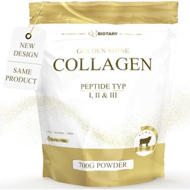 Collagen Powder 700 g, 100% Pure Collagen Hydrolysate, Peptides 1 - 2 - 3, Excellent Solubility, 100% Pure & Original, No Additives, Neutral in Taste