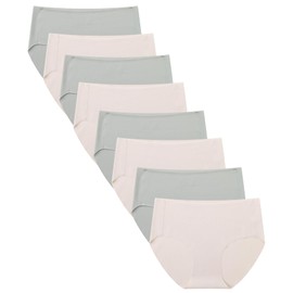 Suekaphin - Paquete de 8 ropa interior de maternidad cómoda y suave para mujer, 4xlightpink+4xlightgreen, Small