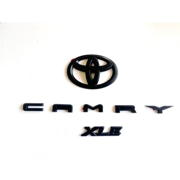 Toyota NEW 3PS 2018-2024 TOYOTA CAMRY XLE MATTE Black EMBLEM