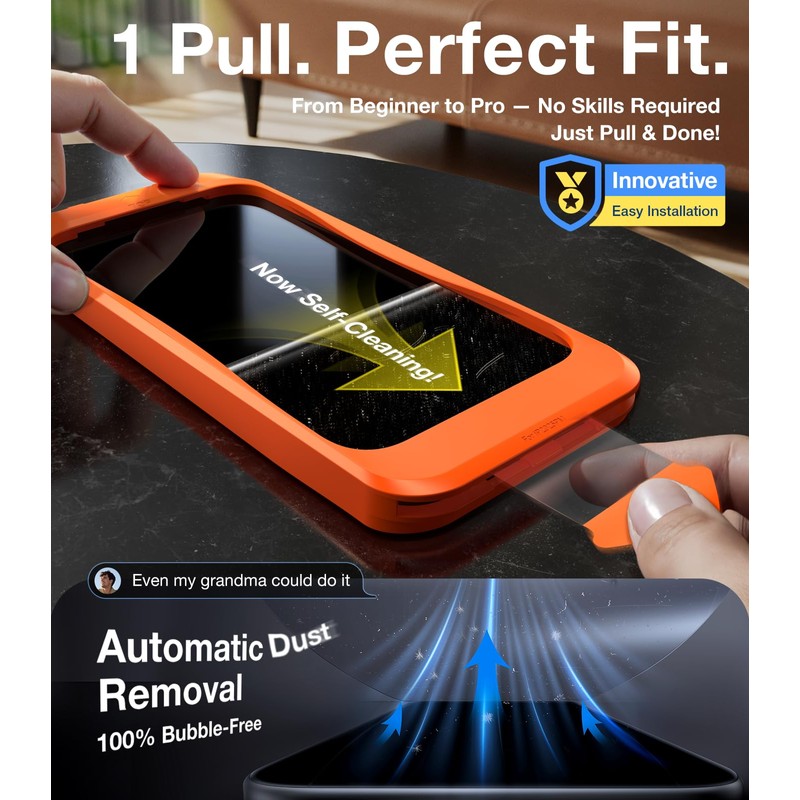 UltraGlass TOP 9H+ Armor for iPhone 16 Pro Max Privacy