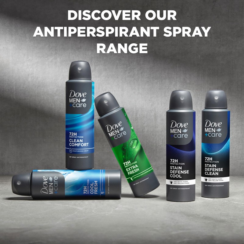 Dove Men+Care Dry Spray Antiperspirant Cedarwood + Tonka 4 Count