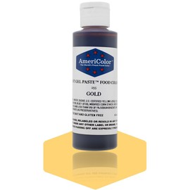 Americolor Soft Gel Paste Food Color, 4.5-Ounce, Gold
