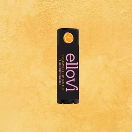 Ellovi Natural Lip Butter Lip Balm - Creamsicle - Pure Enough to Eat - Made With Just 6 Vegan Ingredients - 100% Natural & Organic Moisturizing Lip Care for All Day Hydration (Single)
