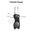 Oitifiton Golf Divot Repair Tool with Magnetic Ball Marker Metal