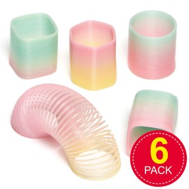 Baker Ross AF832 Glow in The Dark Springs (Pack of 6), Assorted