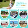 Inflatable Tumbling Track Mat 16.5FT 4 Inch Thickness Inflatable Gymnastics
