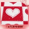ASPMIZ Valentines Day Tablecloth Rectangle 60x104 Inch, Red Gingham Tablecloth,