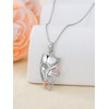 Midari Phantom of the Opera Sterling Silver Music Note Necklace,