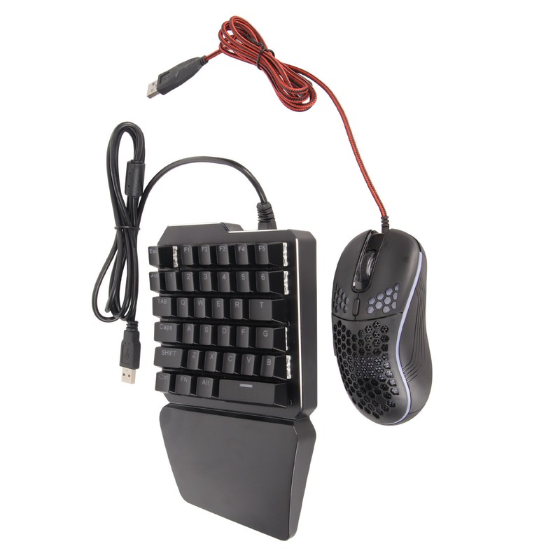 Wired Keyboard Mouse Converter Combo Plug and Play Keypad Mouse