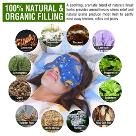 Nature's Approach Aromatherapy Neck/Shoulder Wrap Herbal Pack, Indigo