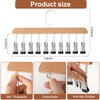 YYLDPBD Legging Organizer for Closet, Pants Hangers with Clips Holds