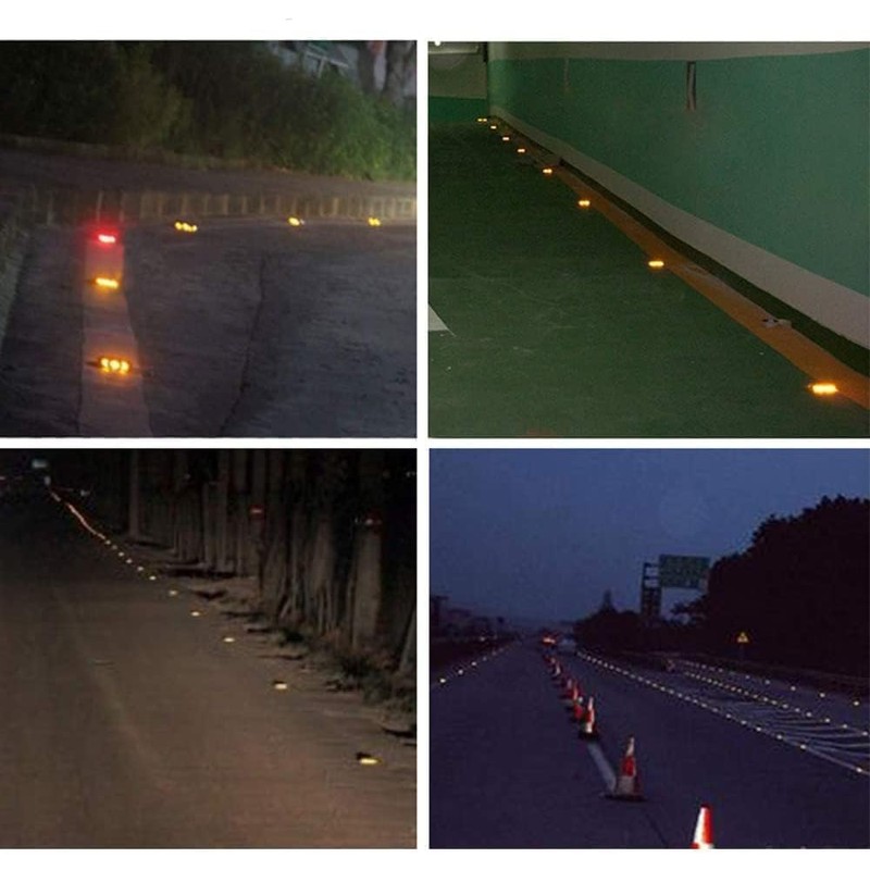 NPKRRSK Solar Raised Pavement Marker High Brightness IP68 Waterproof Reflective
