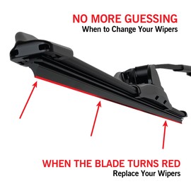 TRICO Signal Premium Silicone 18” + 17” Automotive Replacement Windshield Wipers Beam Blades with Exclusive Predictive Performance Indicator and 3X Longer Life for Select Vehicle Models, 2 Pack