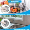 OWill Kitchen Sink Strainer Plug Stainless Steel Thicken for Kitchen