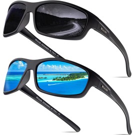 BEALER Polarized Sports Sunglasses for Men Lightweight TR90 Frame Sun Glasses Driving Cycling Fishing UV Protection Shades