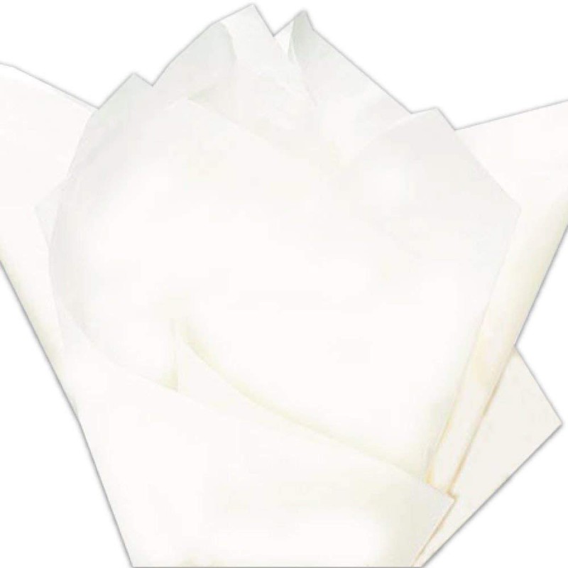 JAM PAPER Tissue Paper - White - 40 Sheets/Pack
