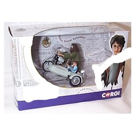 corgi Motorcycle & Sidecar With Figures from HARRY P0TTER vehicle 1:43 scale diecast model