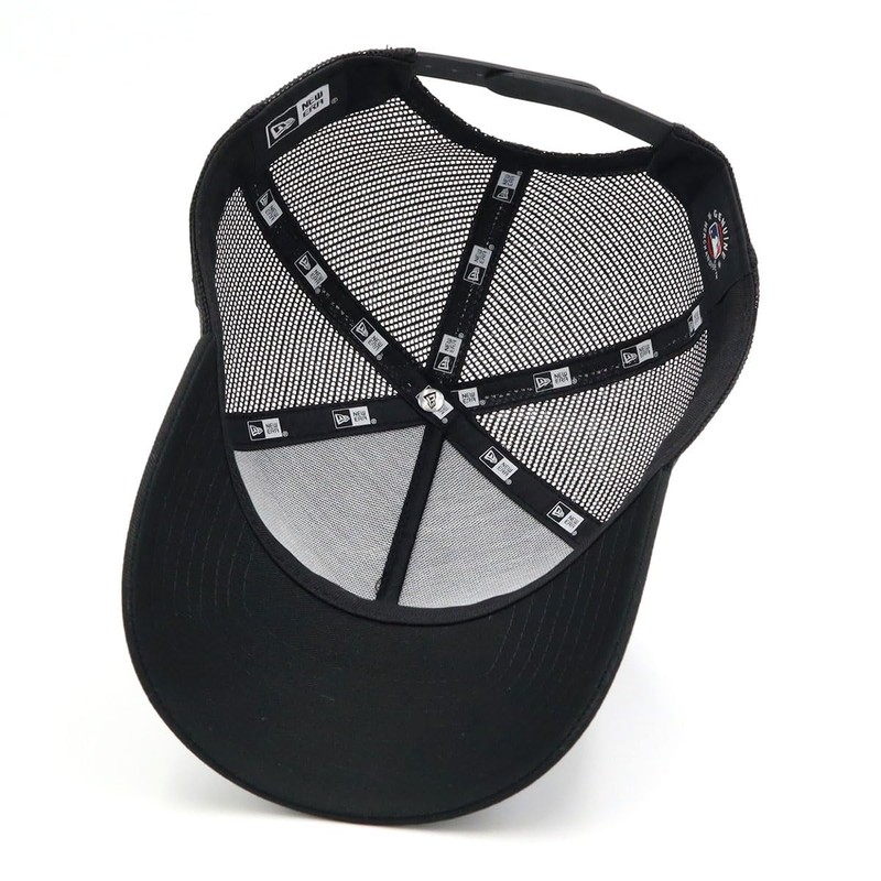 Newera 9FORTY A-Frame Trucker N139AT010 ONSPOTZ Mesh Cap, NY Black/Black,