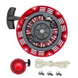 YGQ GX160 Pull Cord Starter for Honda GX200 GX120 Pull Cord Replacement Red 28400-ZH8-023ZB 28400-Z0T-003ZB 28400-Z4M-305ZB
