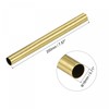 sourcing map Brass Round Tube 18mm OD 0.5mm Wall Thickness
