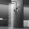 HEROBAI 10" Filtered Rain Shower Head with Handheld Spray Combo,