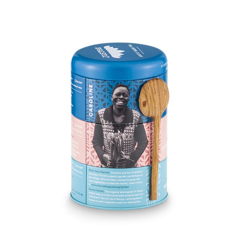 JusTea Herbal Tea Trio | Stacking Tins Variety Pack with