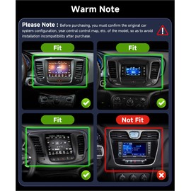 【Type-C&USB Port】 8Core 4G 64G for Chrysler 200 200C 2015-2019 Radio Car Stereo with 9‘’1280X720 Touchscreen Wireless Carplay/DSP 46EQWiFi/Android Auto/59UI/Canbus/GPS/MirrorLink/AHD Backup Camera