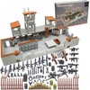 500+ Pcs Military Base Building Brick Sets Include Defence Base