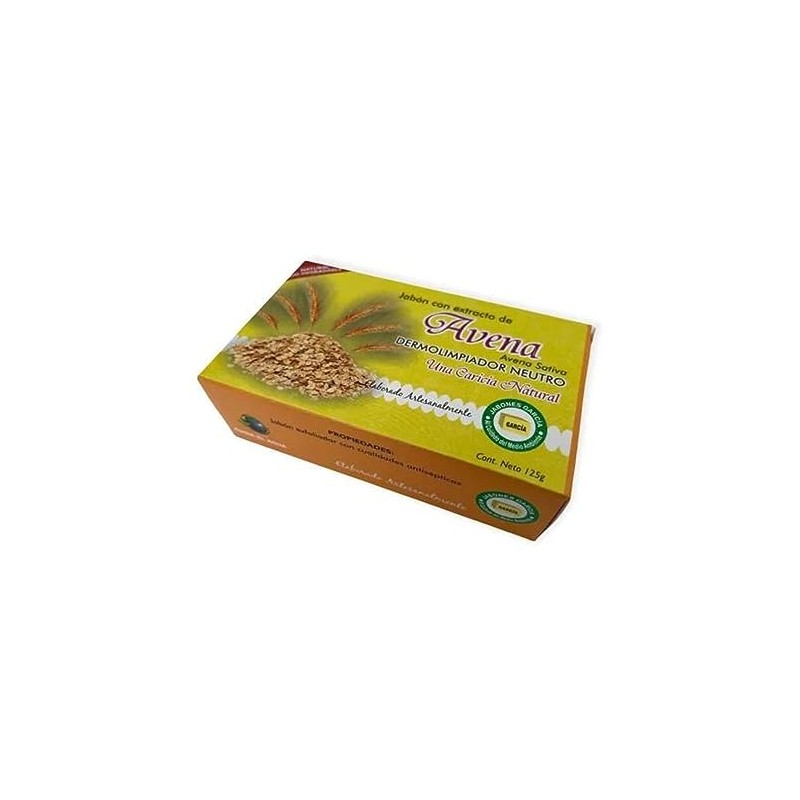 Jabón García Avena 3 Pz De 125g Ecológico Biodegradable