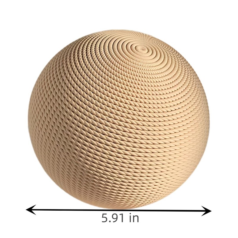 TAECHAWLY Cat Scratching Ball Toy Scratching Post Rotatable Scratching Training